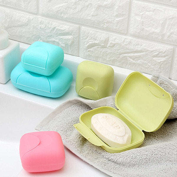 Travel Soap Bar Case, Portable Soap Dish, Soap Box Holder, Soap Container,  for Camping, Gym, Hiking, Travel, Vacation, Multicolor 
