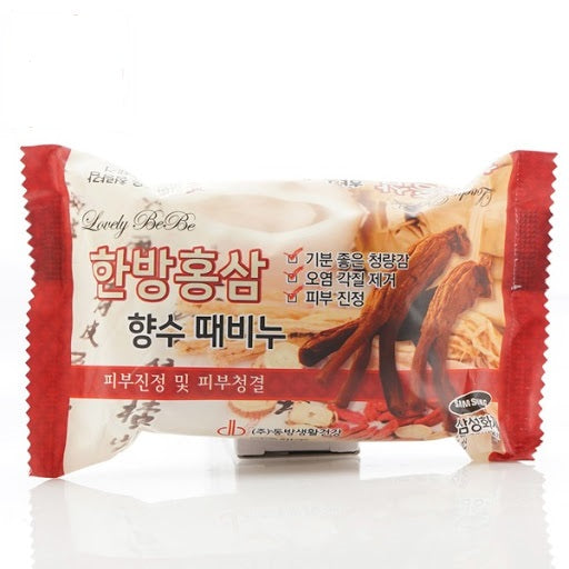 USA Seller Made In Korea 6 RED GINSENG Peeling Soap 6 Bar Soap