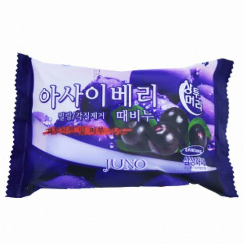 USA Seller Made In Korea 6 ACAI BERRY Peeling Soap 6 Bar Soap