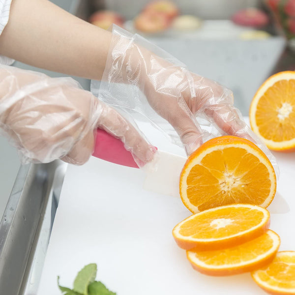 50 pcs Clear Disposable Gloves Food Prep Cleaning Catering Beauty Household