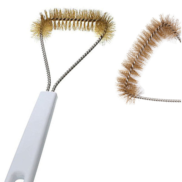 BBQ Grill Brush Stainless Steel Grill Brush Barbecue Brass Bristle Grill Cleaner