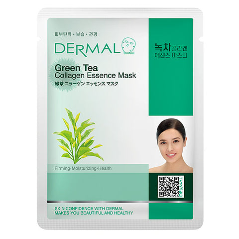 DERMAL COLLAGEN ESSENCE MASK - GREEN TEA (10 Sheets)