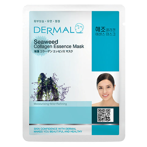 DERMAL COLLAGEN ESSENCE MASK - SEAWEED (10 Sheets)