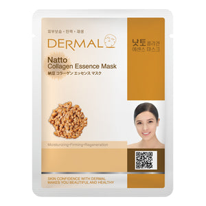 DERMAL COLLAGEN ESSENCE MASK - NATTO (10 PACK)