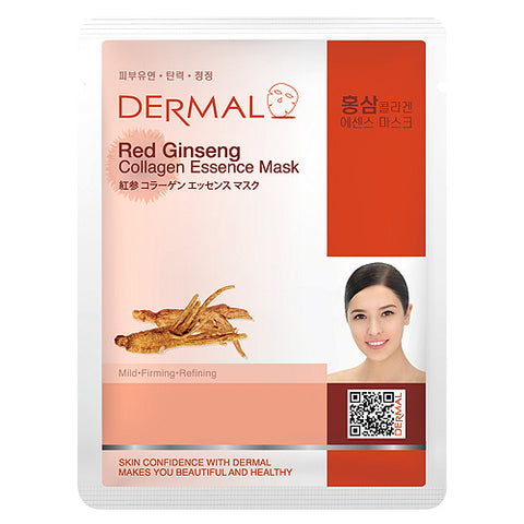 DERMAL COLLAGEN ESSENCE MASK - RED GINSENG (10 Sheets)