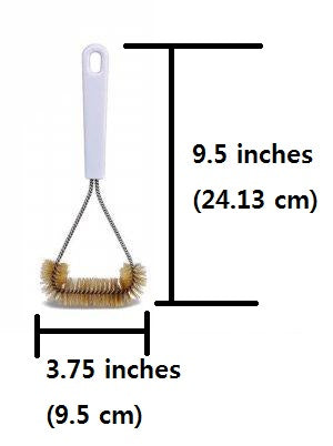 BBQ Grill Brush Stainless Steel Grill Brush Barbecue Brass Bristle Grill Cleaner