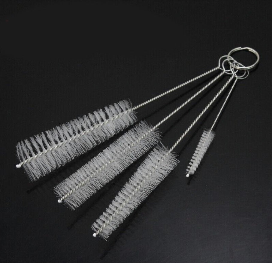 4 PCS Bottle Brushes Kettle Teapot Spout Nozzle Pipe Tube Cleaning Brushes Set