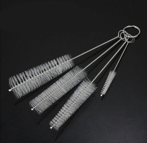 4 PCS Bottle Brushes Kettle Teapot Spout Nozzle Pipe Tube Cleaning Brushes Set