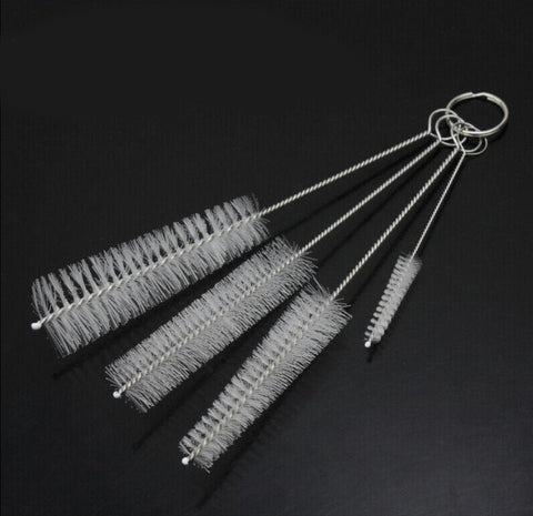 4 PCS Bottle Brushes Kettle Teapot Spout Nozzle Pipe Tube Cleaning Brushes Set