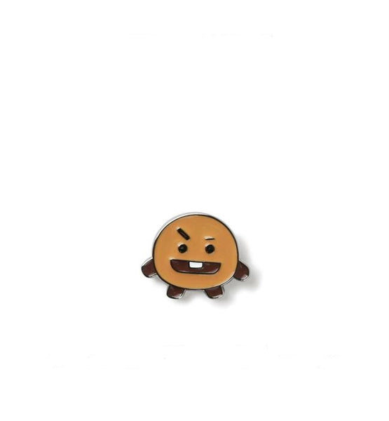 BT21 Pin Badge Metal BTS Character Pin Badge K-Pop Star BTS Goods
