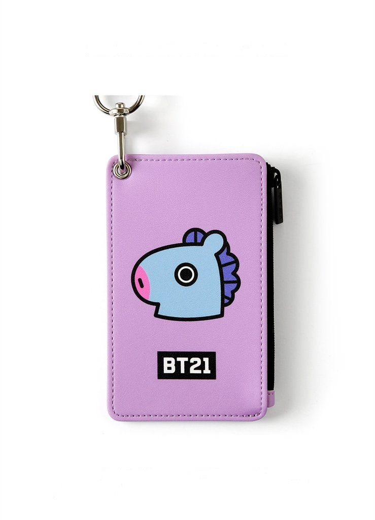 BT21 Strap Card Holder Neck Strap Holder K-POP Star BTS Goods