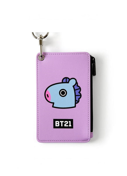 BT21 Strap Card Holder Neck Strap Holder K-POP Star BTS Goods