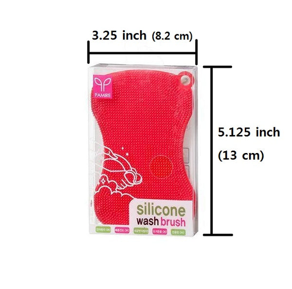 USA Seller Silicone Dish Wash Sponge Scrubber Kitchen Cleaning Anti-Bacteria