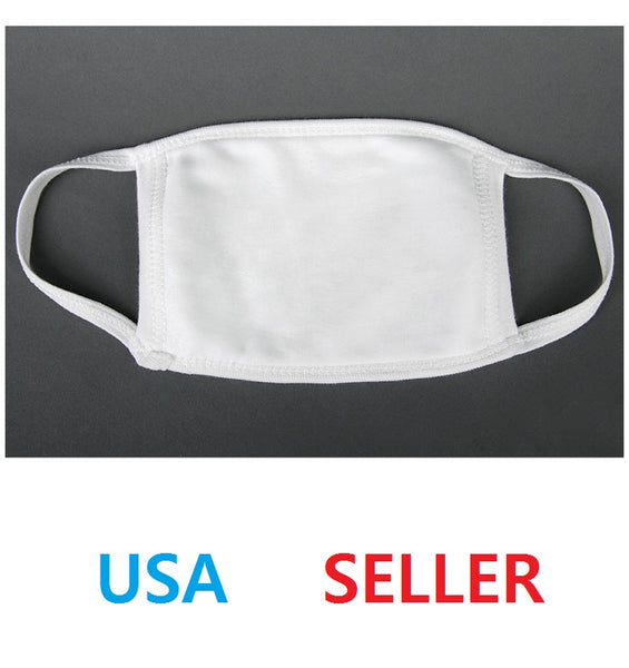 Made In Korea Unisex 3 pcs White Dust Cotton Mouth Masks Washable Reusable Mask