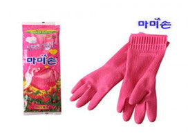 Mamison® Kitchen Rubber Glove Pink M