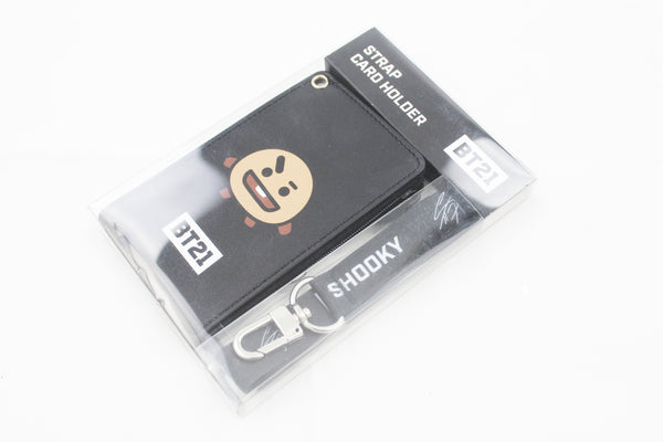 BT21 Strap Card Holder Neck Strap Holder K-POP Star BTS Goods