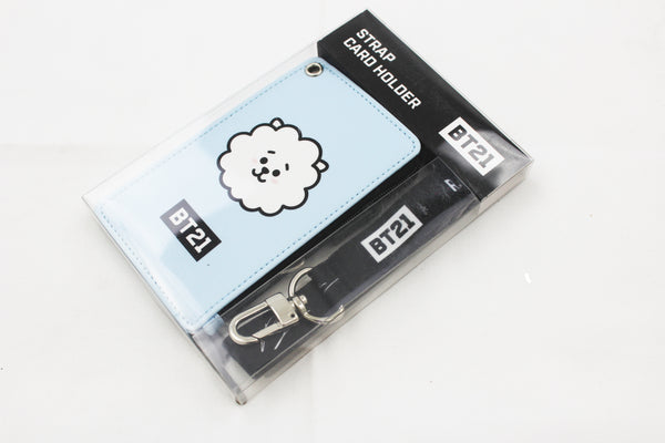 BT21 Strap Card Holder Neck Strap Holder K-POP Star BTS Goods