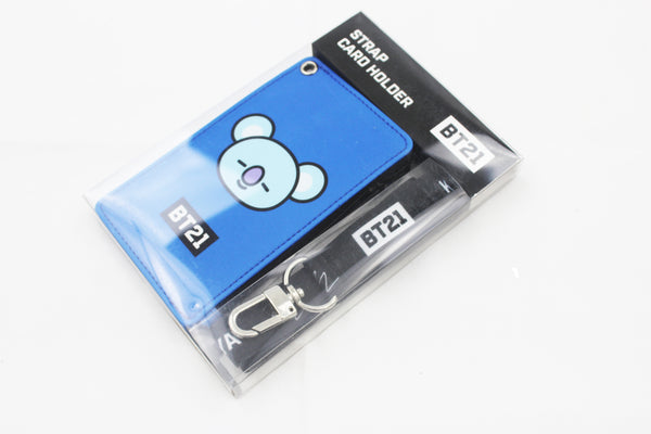 BT21 Strap Card Holder Neck Strap Holder K-POP Star BTS Goods