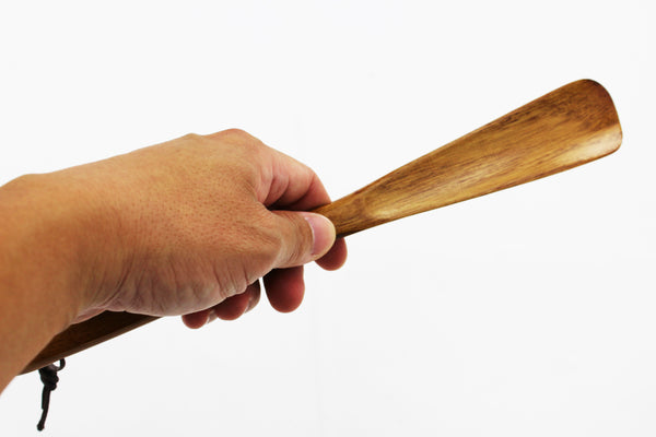 Brand New Natural Wooden Shoe Horn Wood Handle Shoe Horn 12" Wooden Shoe Horn