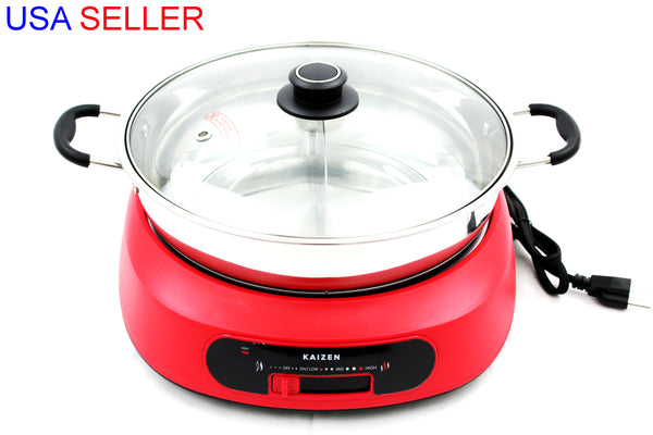 Electric Shabu Shabu Hot Pot Divided New Electric Hot Pot