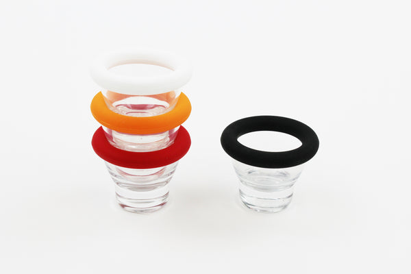 Clear Glass Egg Cup 4 Cups Set with Edge Guard Set of 4 Clear Glass Egg Cup Hold