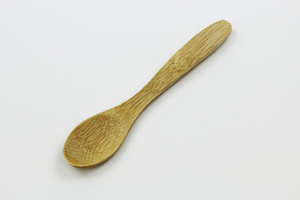 4 Pieces Bamboo Utensil Dessert Wooden Spoons Bamboo Spoons