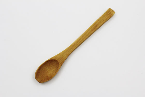 Bamboo Tea Spoon Set of 5 - Small Wooden Teaspoons 100% Natural Organic Utensils