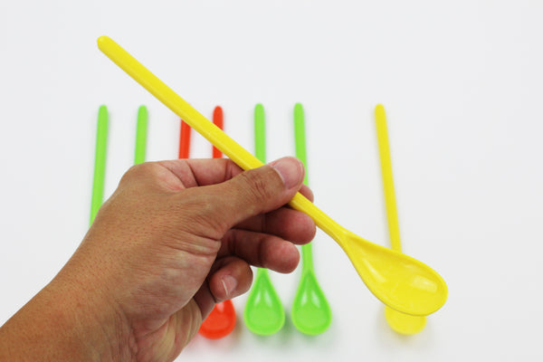 9 Inch Long Tea Spoons - Set of 8 Spoons Tall Iced Tea Ice Cream or Ice Coffee
