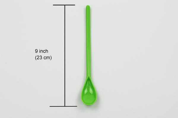 9 Inch Long Tea Spoons - Set of 8 Spoons Tall Iced Tea Ice Cream or Ice Coffee