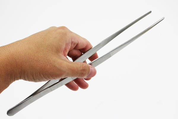 12 inch Long Stainless Steel Cooking Tweezers Kitchen Cooking Tool