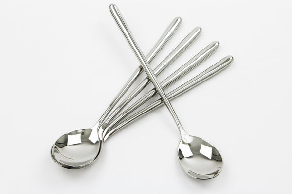 Stainless Steel Rice Soup Spoon - 5PCS Korean Style Rice Spoons Multi-Use Spoon