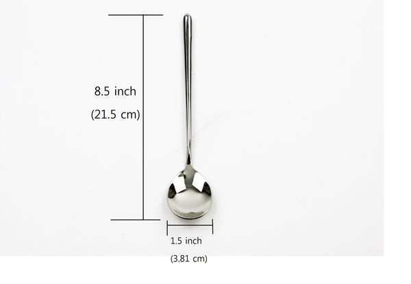 Stainless Steel Rice Soup Spoon - 5PCS Korean Style Rice Spoons Multi-Use Spoon