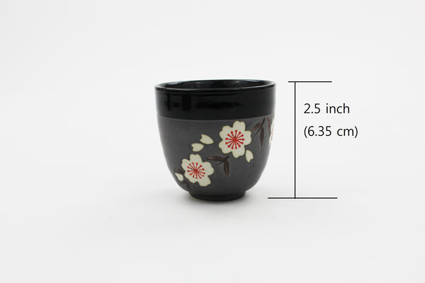Ceramic Japanese Style 3 PCS Cherry Blossom Tea Set with Gift Box