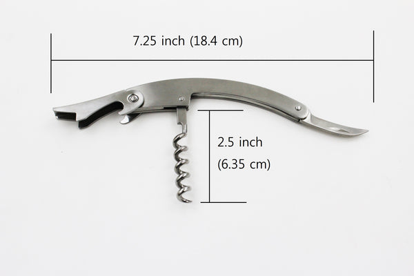 KAIZEN Stainless Steel Sommelier Wine Bottle Opener Bottle Opener Corkscrew Open