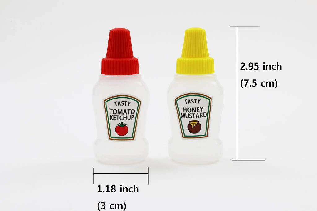 Mini Squeeze Sauce Bottle Picnic Ketchup Mustard Bottle Picnic Sauce B –  K-Big Store