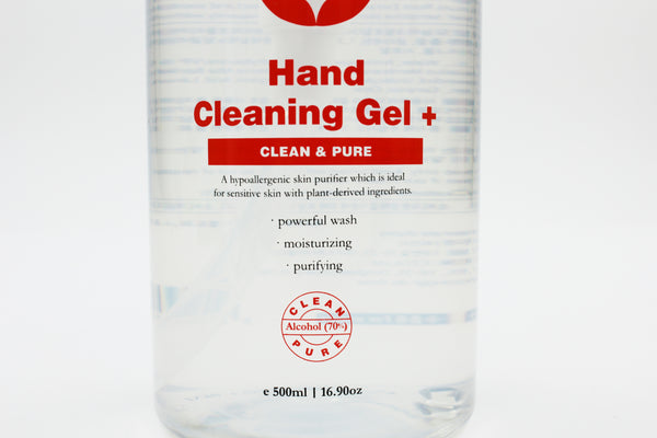 ISLEAF Pump Hand Sanitizer Hand Cleaning Gel, with 70% Alcohol, 16.9 oz (500 ml)