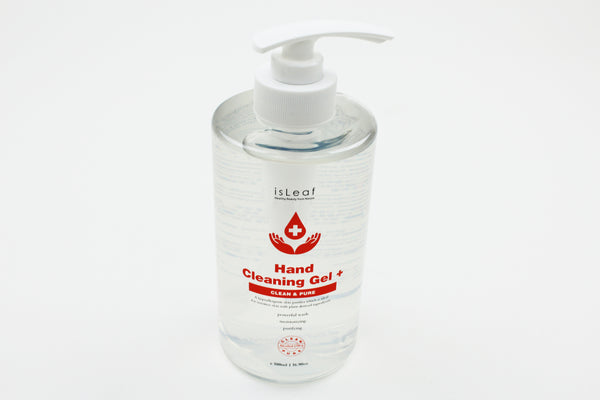 ISLEAF Pump Hand Sanitizer Hand Cleaning Gel, with 70% Alcohol, 16.9 oz (500 ml)