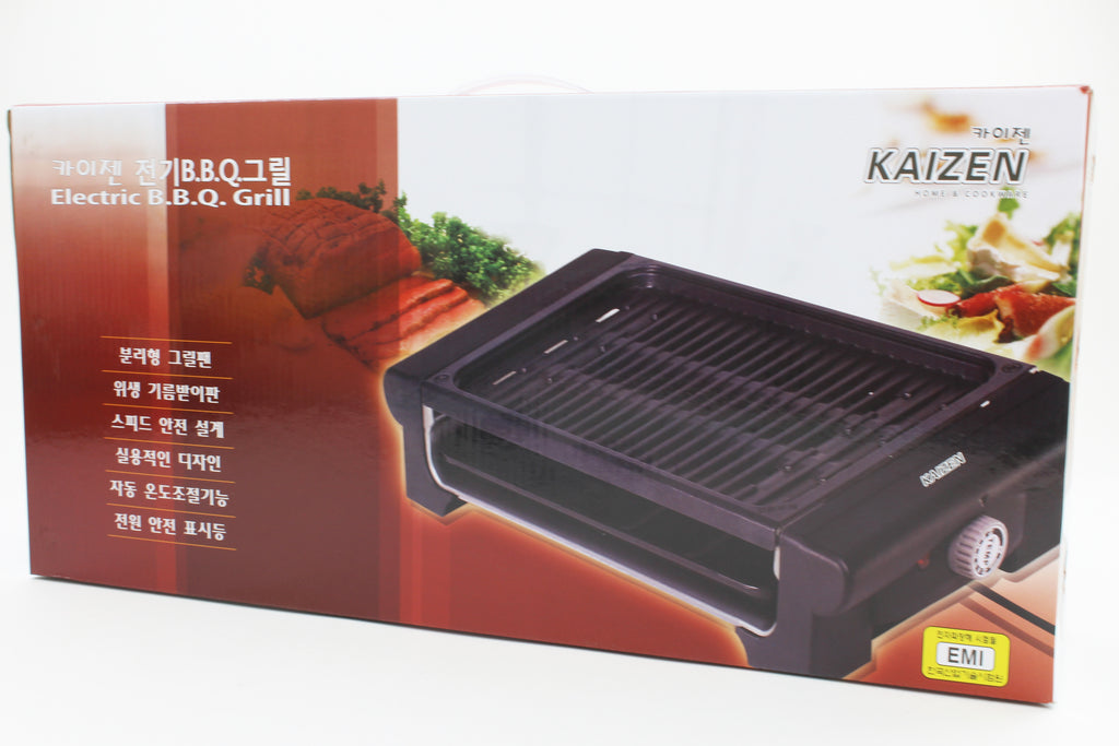 KAIZEN Indoor Electric BBQ Grill 1300W Kitchen Tabletop Portable