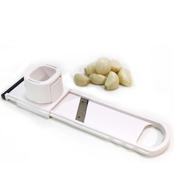 Garlic Slicer Grater 2 in 1 Mini Mandoline Hand Safe Garlic Slicer Kitchen Tool