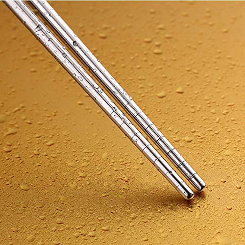 2 Pair Stainless Steel Long Chopsticks 13 inch Multi Purpose Chopsticks