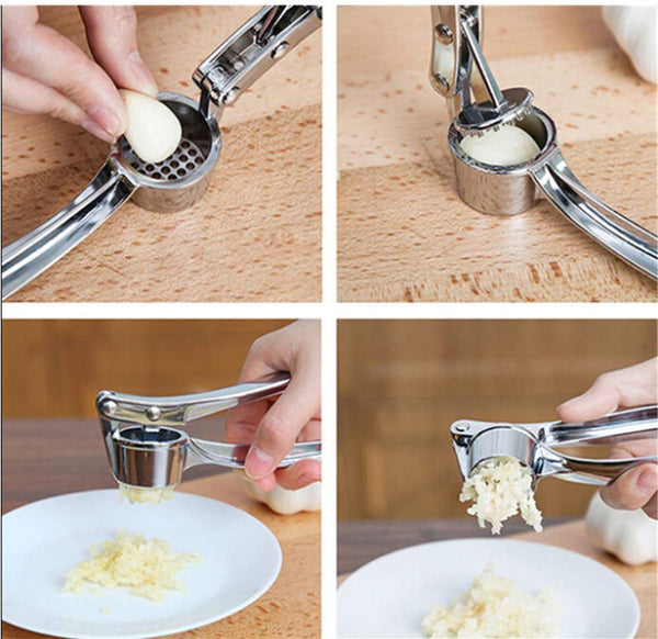 Garlic Press Mincer Kitchen Tool Garlic Crusher Easy Pressure Easy Clean