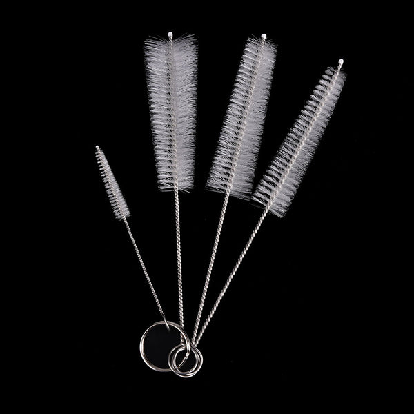 4 PCS Bottle Brushes Kettle Teapot Spout Nozzle Pipe Tube Cleaning Brushes Set