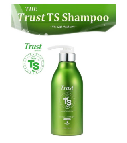 THE TRUST TS Shampoo 500ml x 2 Bottles, Best Hair Loss Prevention Shampoo