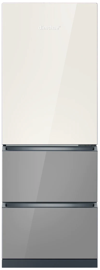 Dimchae Shine Beige Slate Standing-type Kimchi Refrigerator 418 L ( 딤채 샤인 베이지 스탠드형 김치냉장고 ) - 41PIET