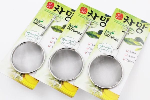 3 PCS Tea Strainer High Quality Stainless Fine Mesh Tea Strainer with handle