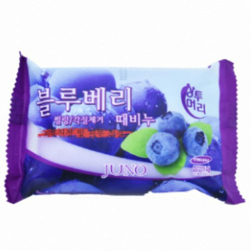 USA Seller Made In Korea 6 BLUEBERRY Peeling Soap 6 Bar Soap