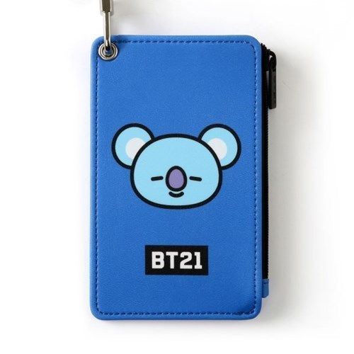 BT21 Strap Card Holder Neck Strap Holder K-POP Star BTS Goods